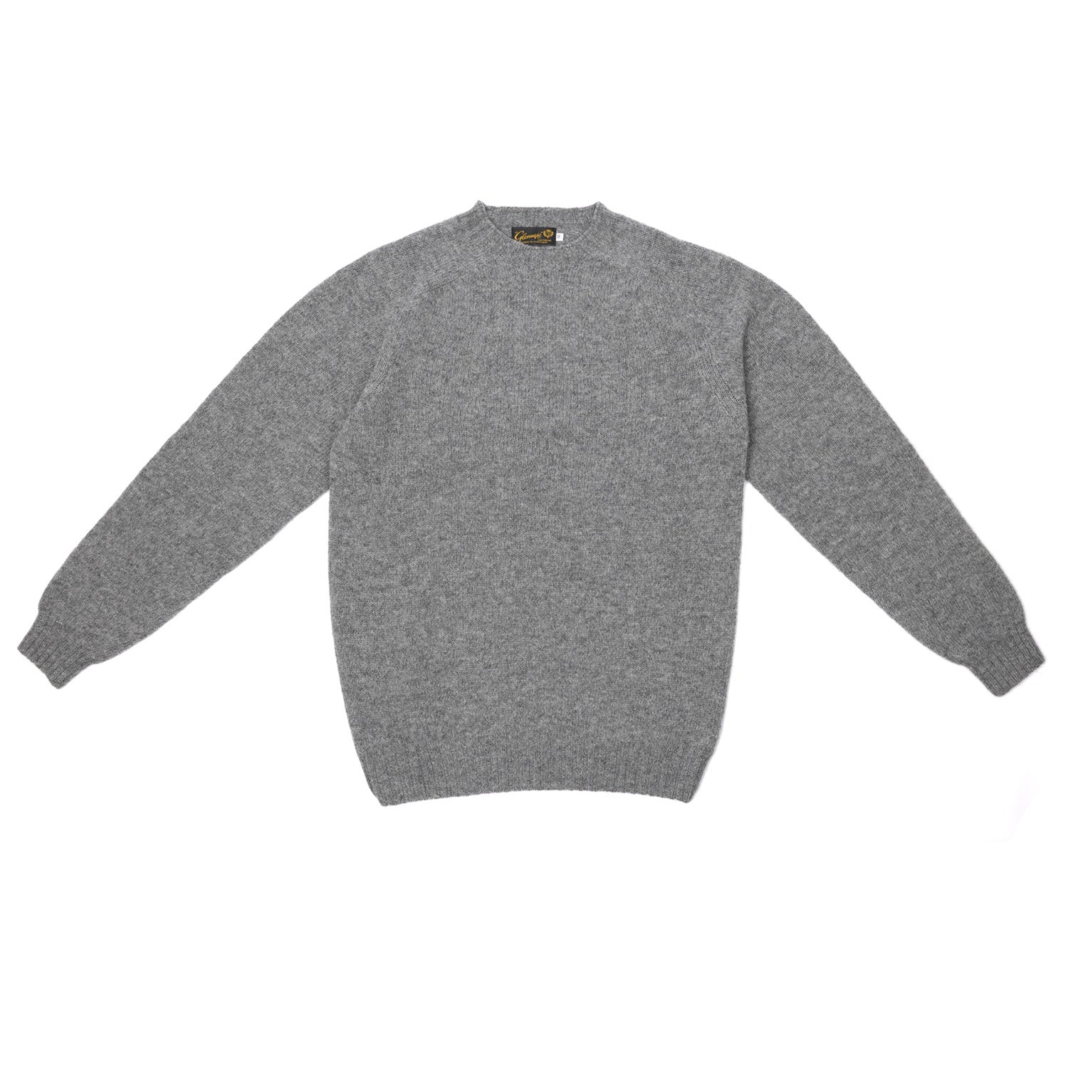Glenugie exklusiv x  MJ: Pullover "Round Jumper" aus reiner Wolle - Circulare Knit Pure Soft Shetland